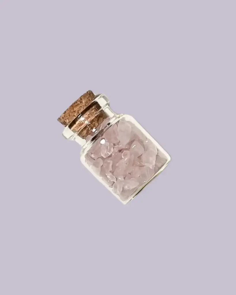 Amuleto Cuarzo Rosa