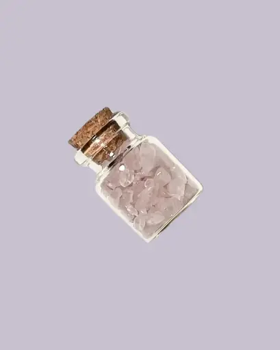 Amuleto Cuarzo Rosa